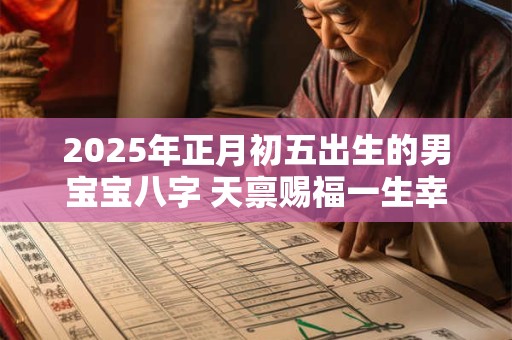 2025年正月初五出生的男宝宝八字 天禀赐福一生幸福