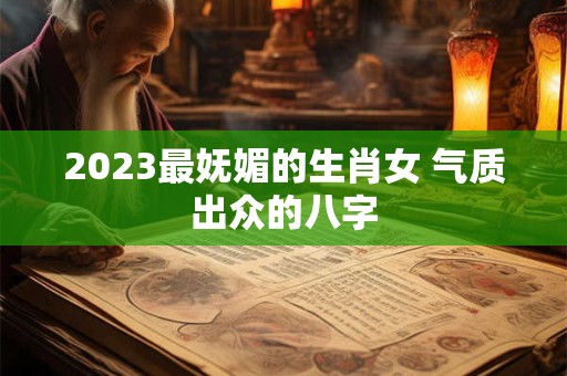 2023最妩媚的生肖女 气质出众的八字