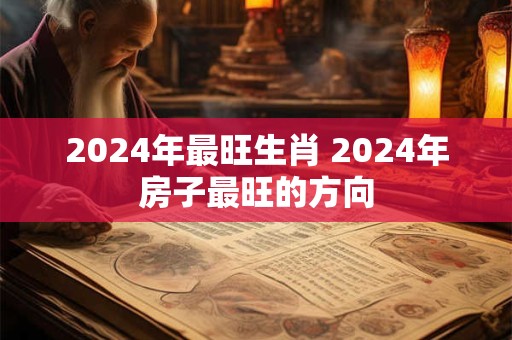 2024年最旺生肖 2024年房子最旺的方向