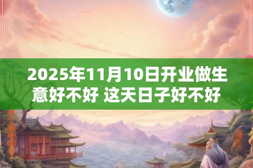 2025年11月10日开业做生意好不好 这天日子好不好