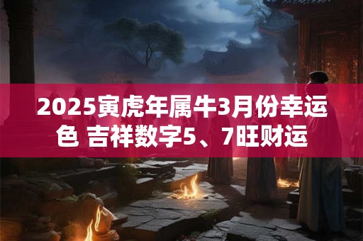 2025寅虎年属牛3月份幸运色 吉祥数字5、7旺财运