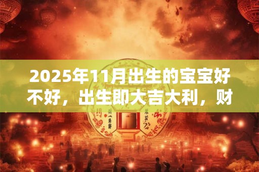 2025年11月出生的宝宝好不好，出生即大吉大利，财源广进