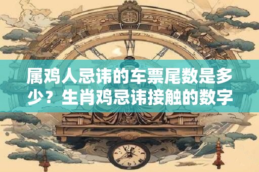 属鸡人忌讳的车票尾数是多少？生肖鸡忌讳接触的数字