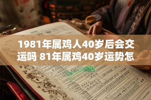 1981年属鸡人40岁后会交运吗 81年属鸡40岁运势怎么样