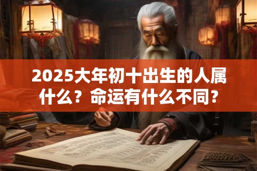 2025大年初十出生的人属什么？命运有什么不同？