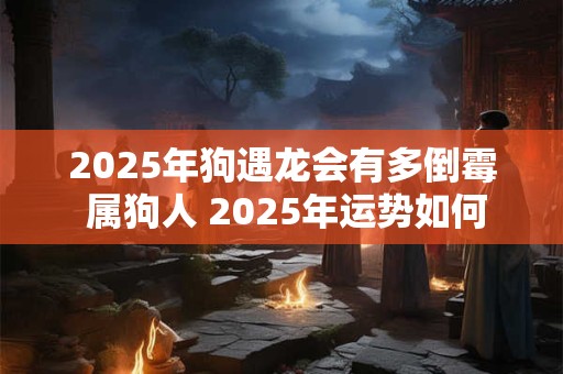2025年狗遇龙会有多倒霉 属狗人 2025年运势如何