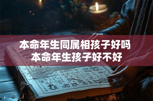 本命年生同属相孩子好吗 本命年生孩子好不好