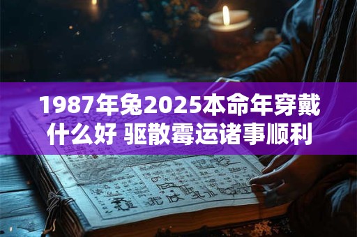 1987年兔2025本命年穿戴什么好 驱散霉运诸事顺利