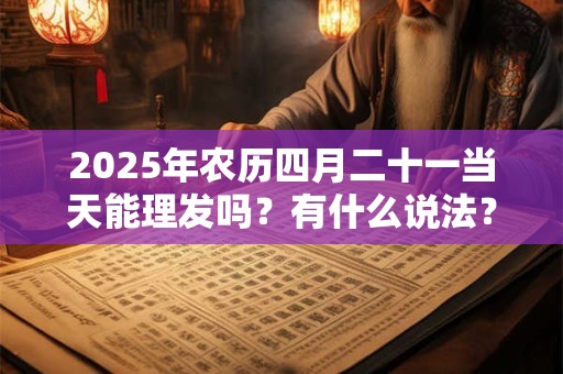 2025年农历四月二十一当天能理发吗？有什么说法？