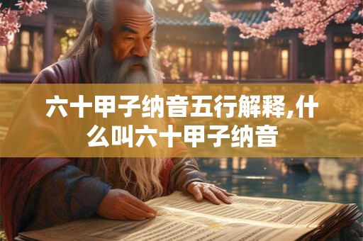 六十甲子纳音五行解释,什么叫六十甲子纳音