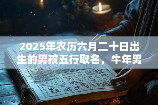 2026年农历六月二十日出生的男孩五行取名，牛年男孩最佳名字推荐