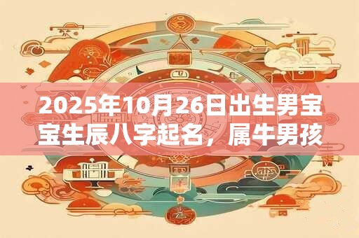 2025年10月26日出生男宝宝生辰八字起名,属牛男孩最吉利的名字 2025年10月26日出生男宝宝生辰八字起名,属牛男孩最吉利的名字