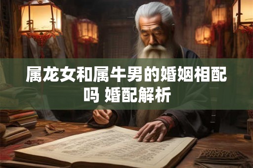 属龙女和属牛男的婚姻相配吗 婚配解析