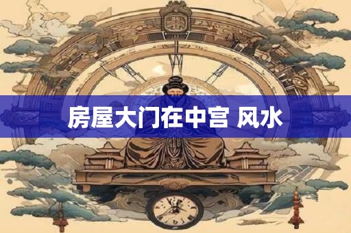 房屋大门在中宫 风水