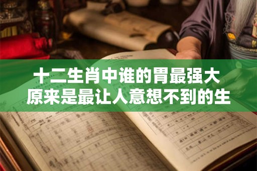 十二生肖中谁的胃最强大 原来是最让人意想不到的生肖！