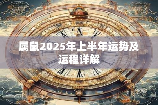属鼠2025年上半年运势及运程详解