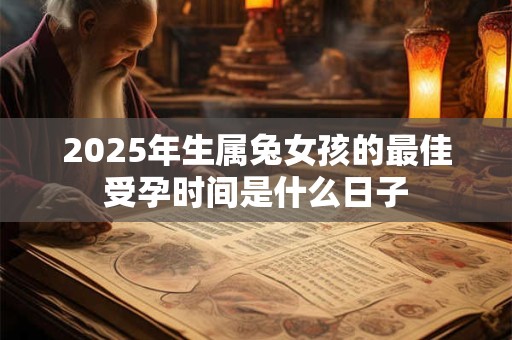2025年生属兔女孩的最佳受孕时间是什么日子