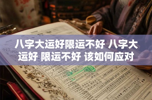 八字大运好限运不好 八字大运好 限运不好 该如何应对