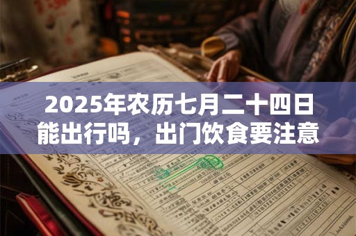2025年农历七月二十四日能出行吗，出门饮食要注意什么？