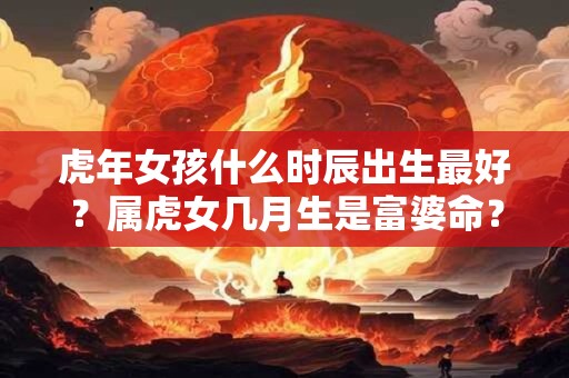 虎年女孩什么时辰出生最好？属虎女几月生是富婆命？