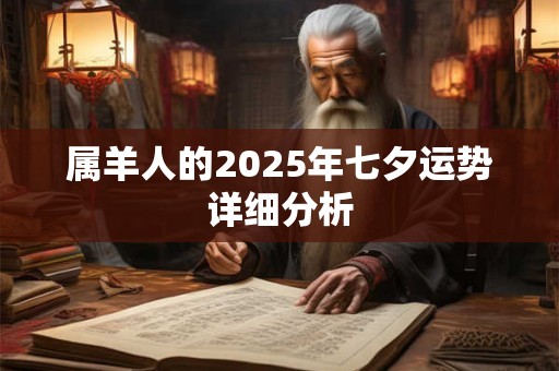 属羊人的2025年七夕运势详细分析