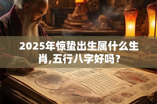 2026年惊蛰出生属什么生肖,五行八字好吗？