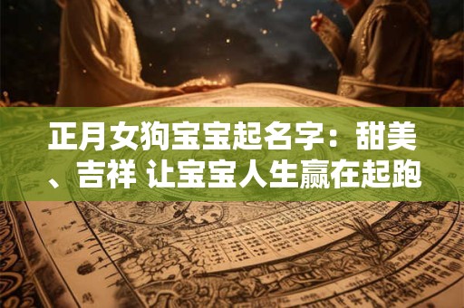 正月女狗宝宝起名字：甜美、吉祥 让宝宝人生赢在起跑线