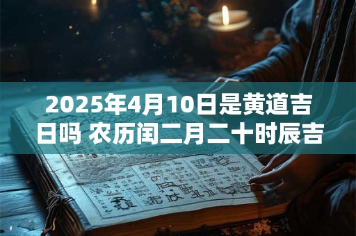 2025年4月10日是黄道吉日吗 农历闰二月二十时辰吉凶