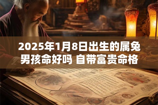 2025年1月8日出生的属兔男孩命好吗 自带富贵命格