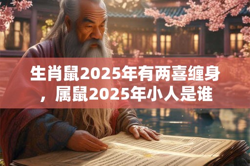 生肖鼠2025年有两喜缠身，属鼠2025年小人是谁