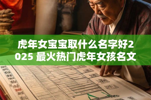 虎年女宝宝取什么名字好2025 最火热门虎年女孩名文艺
