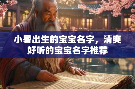 小暑出生的宝宝名字,清爽好听的宝宝名字推荐 小暑出生的宝宝名字,清爽好听的宝宝名字推荐