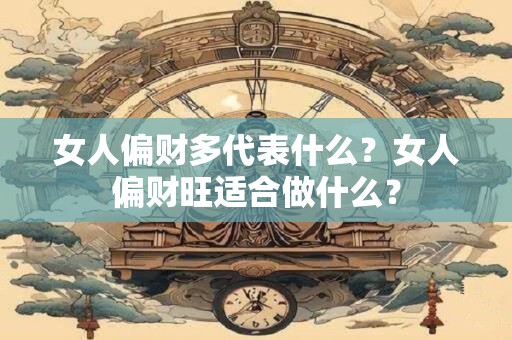女人偏财多代表什么？女人偏财旺适合做什么？