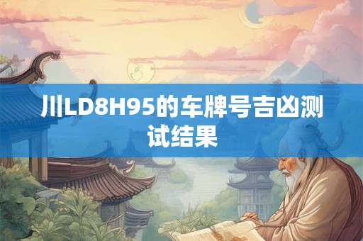川LD8H95的车牌号吉凶测试结果