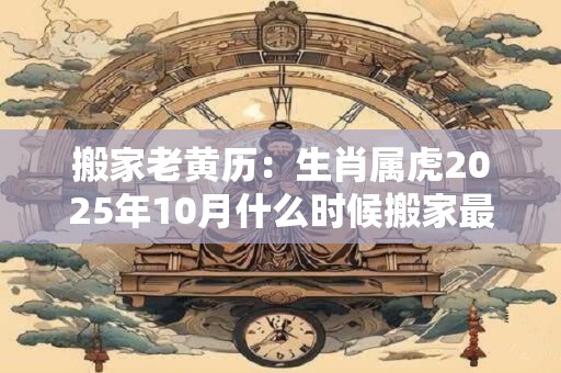 搬家老黄历：生肖属虎2025年10月什么时候搬家最好