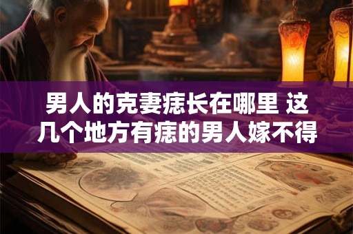 男人的克妻痣长在哪里 这几个地方有痣的男人嫁不得