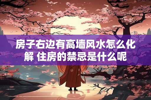 房子右边有高墙风水怎么化解 住房的禁忌是什么呢
