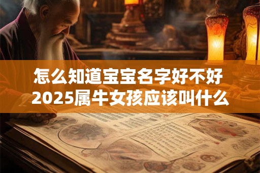 怎么知道宝宝名字好不好 2025属牛女孩应该叫什么名字