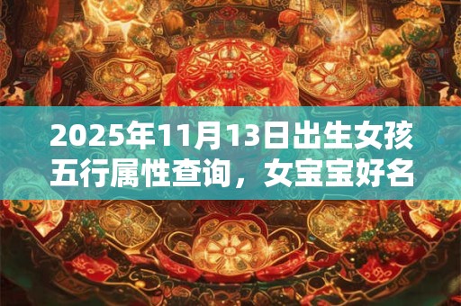 2025年11月13日出生女孩五行属性查询，女宝宝好名字合集