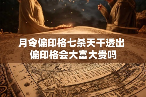 月令偏印格七杀天干透出 偏印格会大富大贵吗