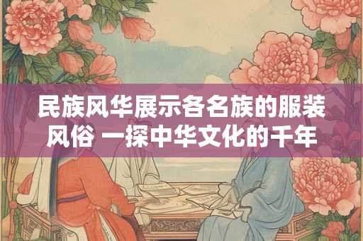 民族风华展示各名族的服装风俗 一探中华文化的千年底蕴