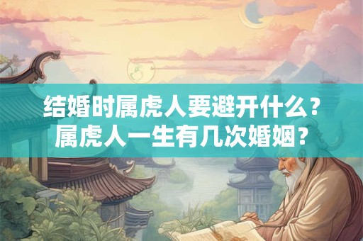 结婚时属虎人要避开什么？属虎人一生有几次婚姻？