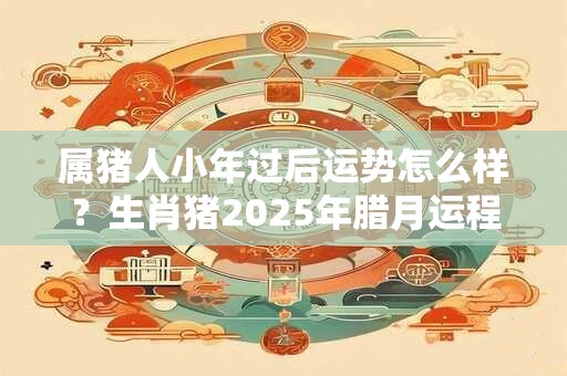 属猪人小年过后运势怎么样？生肖猪2025年腊月运程