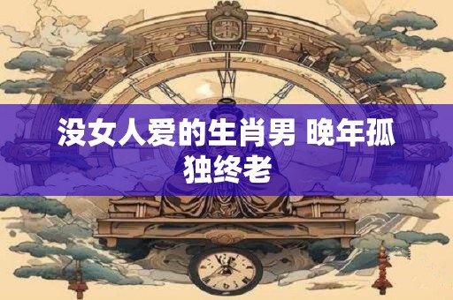 没女人爱的生肖男 晚年孤独终老