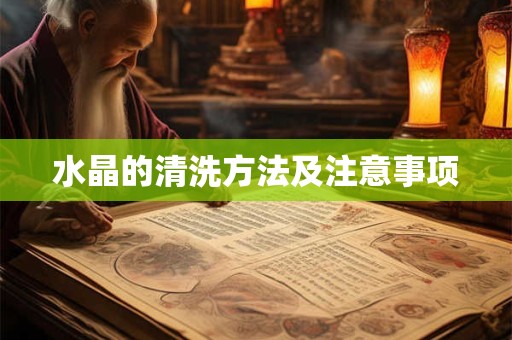 水晶的清洗方法及注意事项