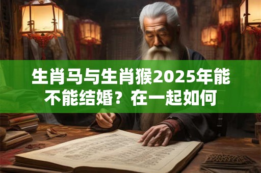 生肖马与生肖猴2025年能不能结婚?在一起如何 生肖马与生肖猴2025年能不能结婚?在一起如何