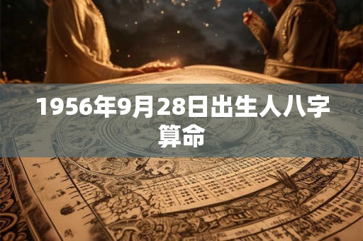 1956年9月28日出生人八字算命