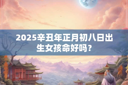 2026辛丑年正月初八日出生女孩命好吗? 2026辛丑年正月初八日出生女孩命好吗?