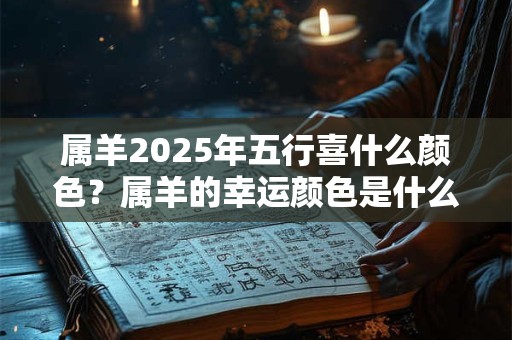 属羊2025年五行喜什么颜色？属羊的幸运颜色是什么