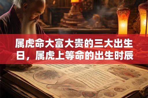属虎命大富大贵的三大出生日，属虎上等命的出生时辰
